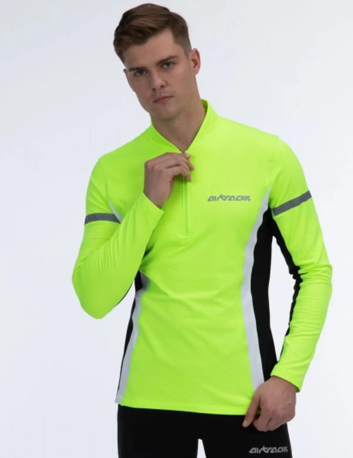 Herren Winter Fleece Thermallaufset (2-tlg.) Laufshirt Langarm + Laufhose Lang 4/4