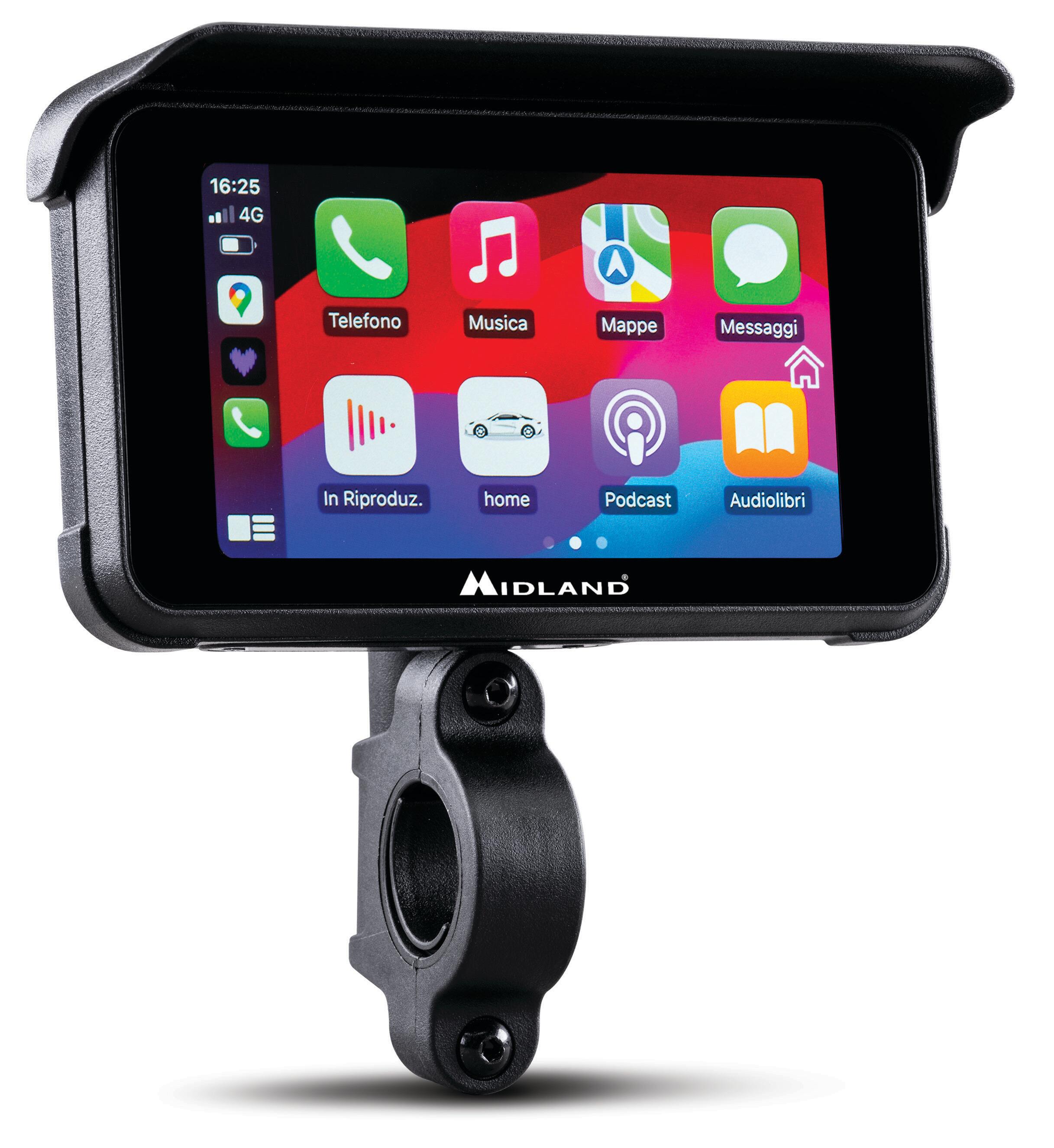 Midland BikePlay Guardian - CarPlay e Android Auto per la tua moto. 6/6