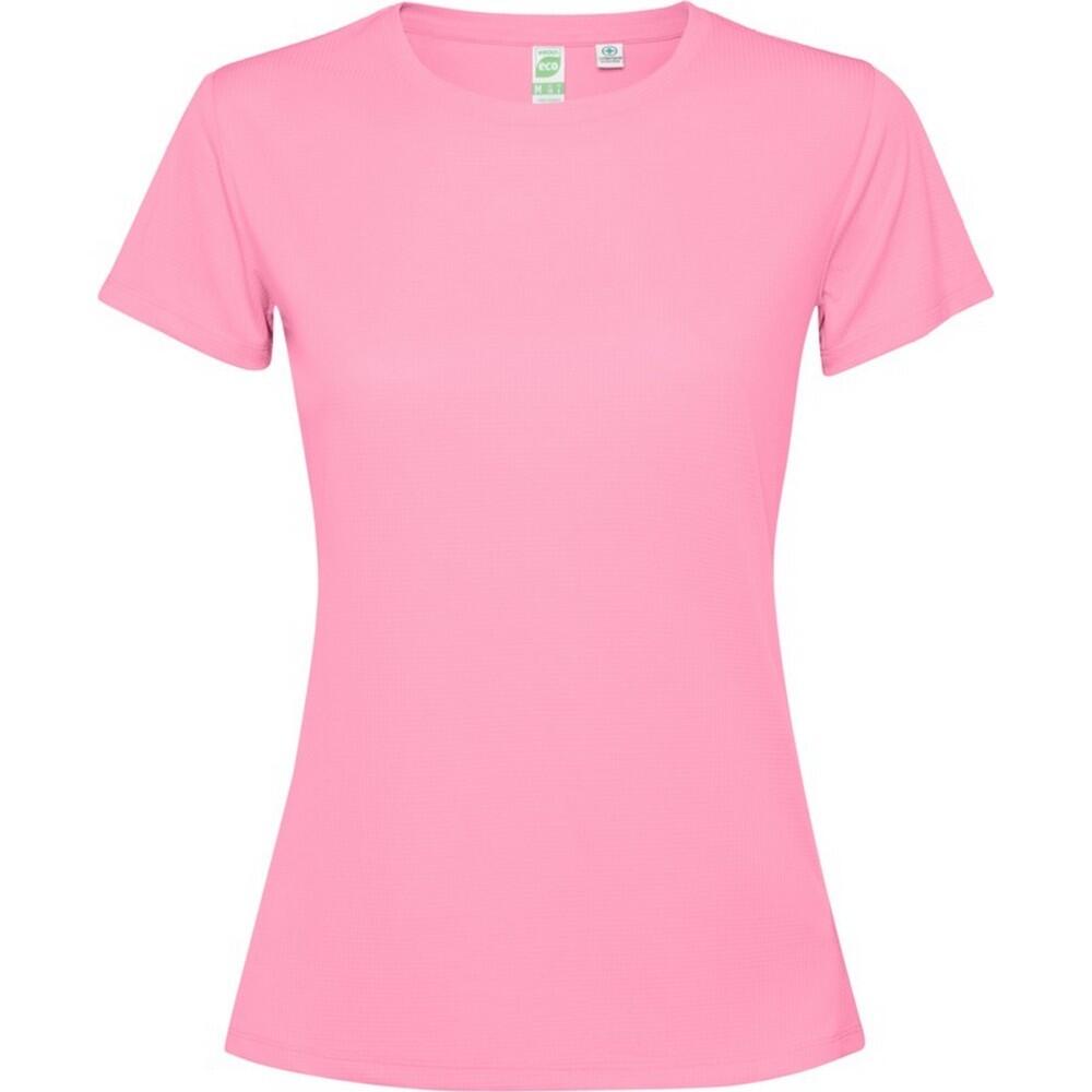 Womens/Ladies Estoril ShortSleeved TShirt (Silk Pink)