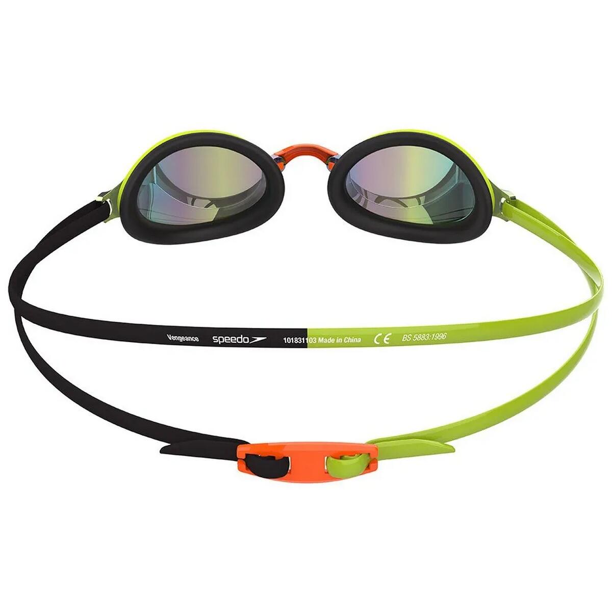 Lunettes De Natation VENGEANCE (Vert Clair Vif / Bleu Piscine / Fumée) 2/3