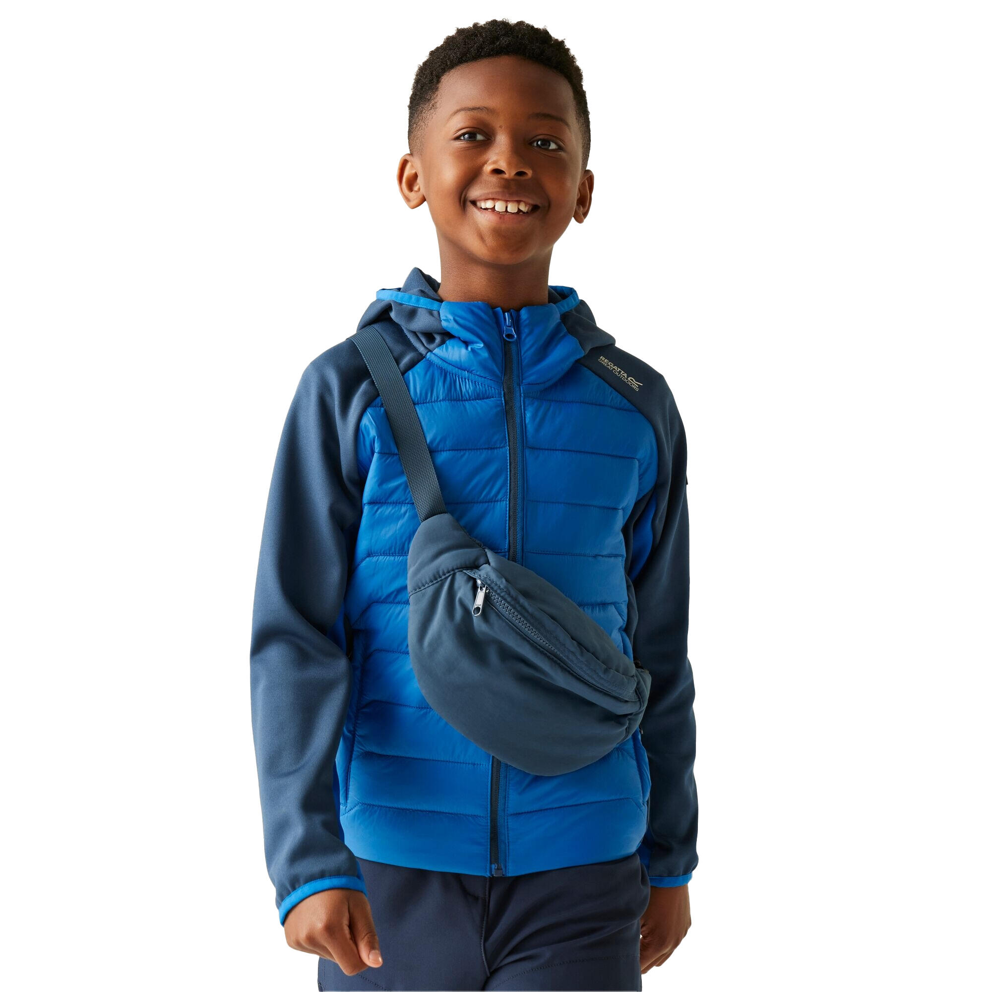 Giacca Ibrida Bambini Regatta Kielder IX Moonlight Denim Snorkel Blue 4/5