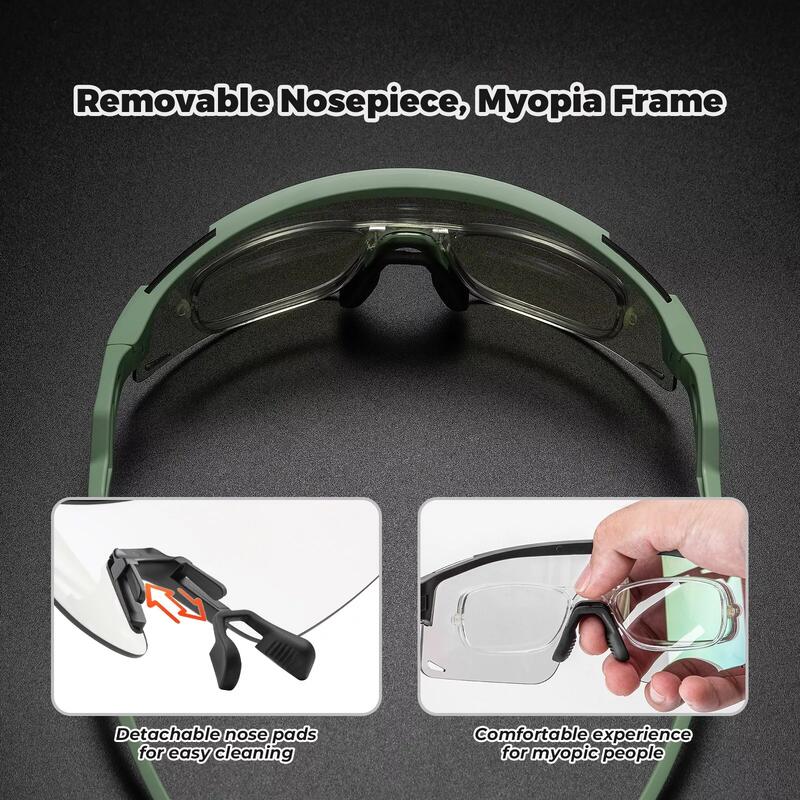 Ochelari ciclism ROCKBROS unisex, lentilă gri anti-UV.