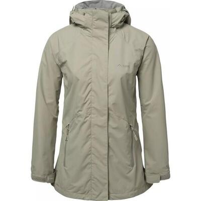 Giacca Impermeabile Donna Elbrus Makari Grigio Muschio Salvia D'Argento