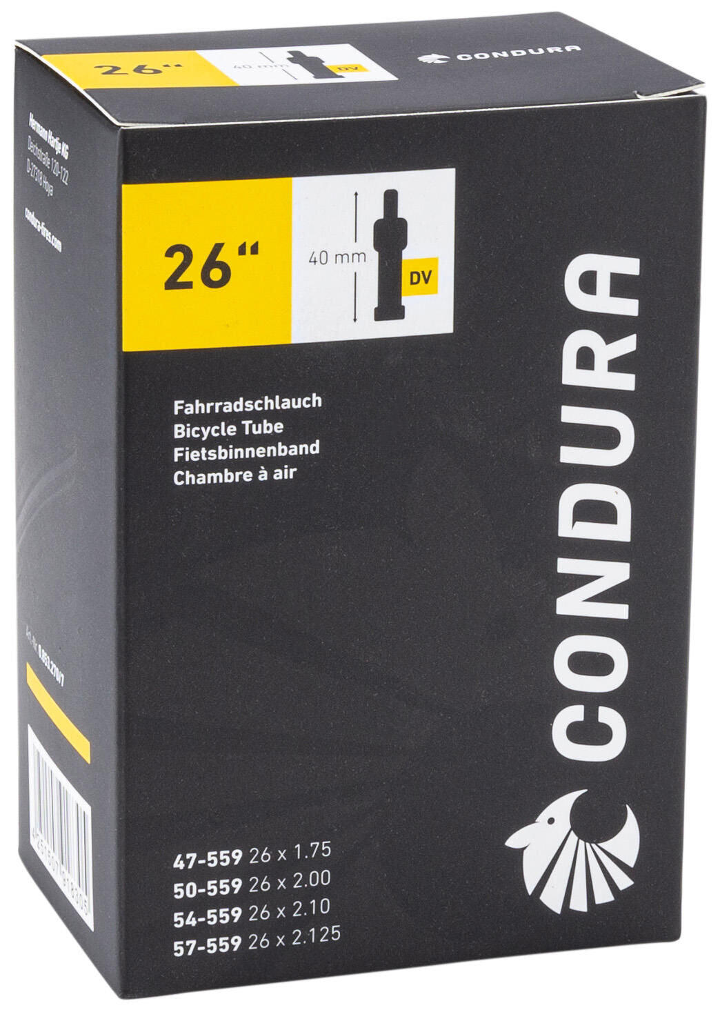 Wewnętrzna Dętka Condura 26