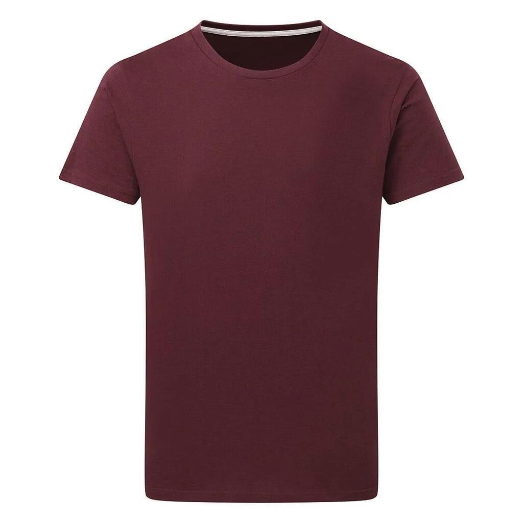 Mens Perfect Print Tee (Burgundy)