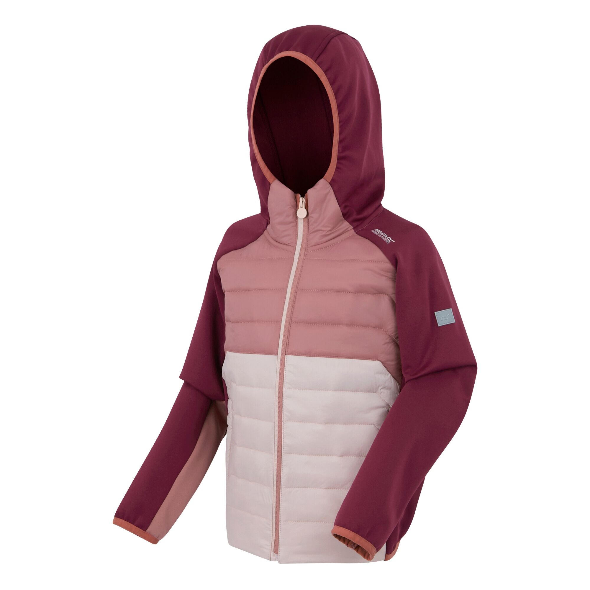 Veste Hybride KIELDER Enfant (Rouge Sombre / Vieux Rose / Lotus) 3/5