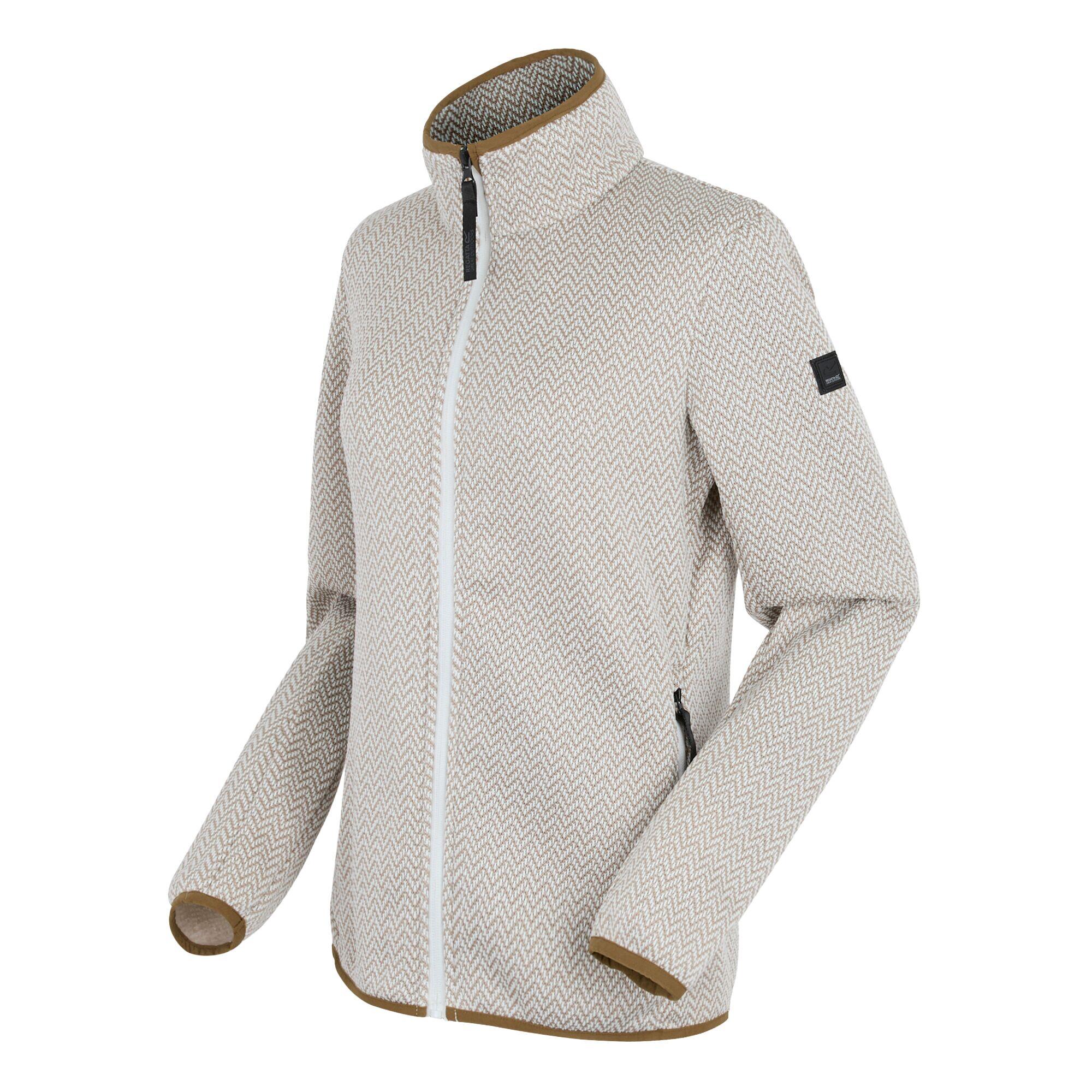 Casaco de lã Fecho de Correr Elzie Mulher (Branco pedra/Taupe suave) 3/5