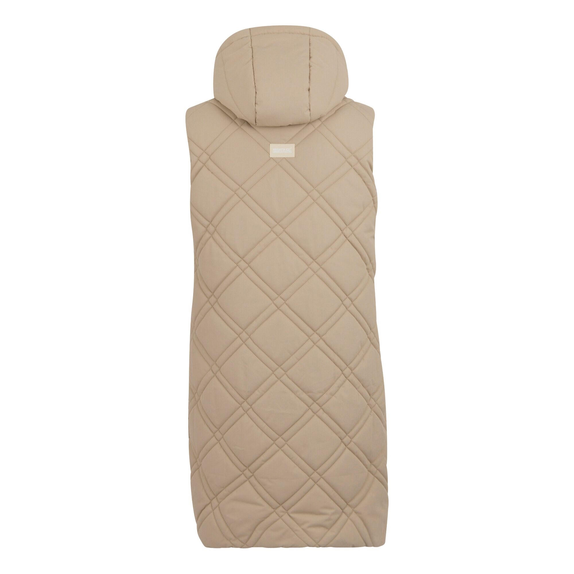 Colete comprido Rurietta para senhora/senhora (Taupe Bege) 2/5