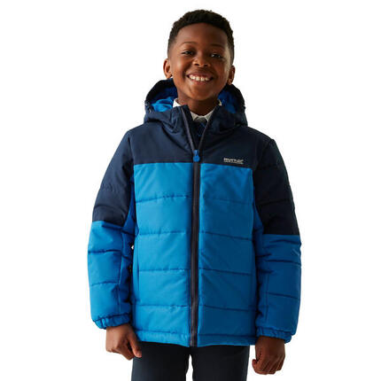 Veste Rembourrée Isolante À Capuche LOFTHOUSE Enfant (Bleu Marine / Bleu Roi)