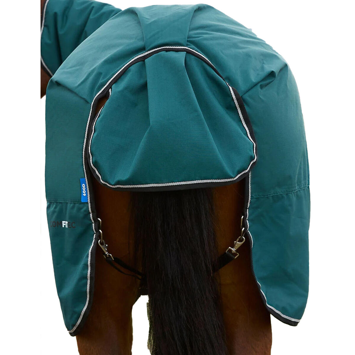Couverture D´extérieur Pour Chevaux COMFITEC CLASSIC (Vert Forêt / Noir) 2/4