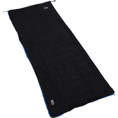 Polydaun gapa compact travel slaapzak - zwart - 80x210 cm