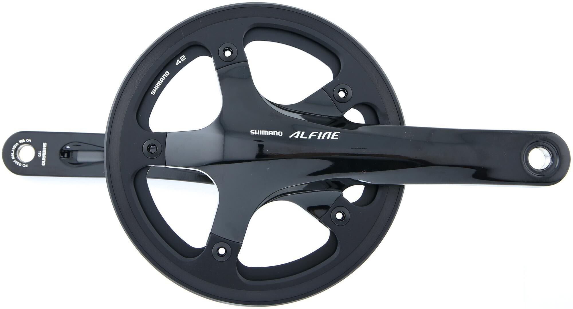 SHIMANO SHIMANO Alfine FC-S501 guarnitura 42T 170 mm HT2, 1 velocità, nera.