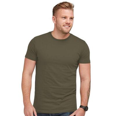 Maglietta A Maniche Corte Uomo SG Verde Militare