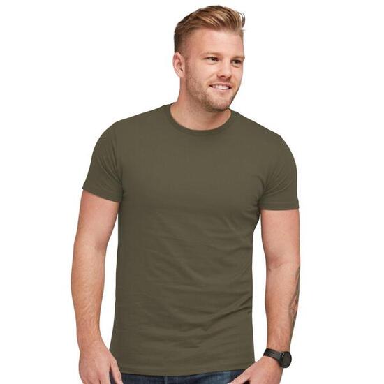 Maglietta A Maniche Corte Uomo SG Verde Militare