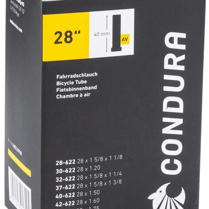 CONDURA 28" Inner Tube AV40 — ETRTO 47-622.