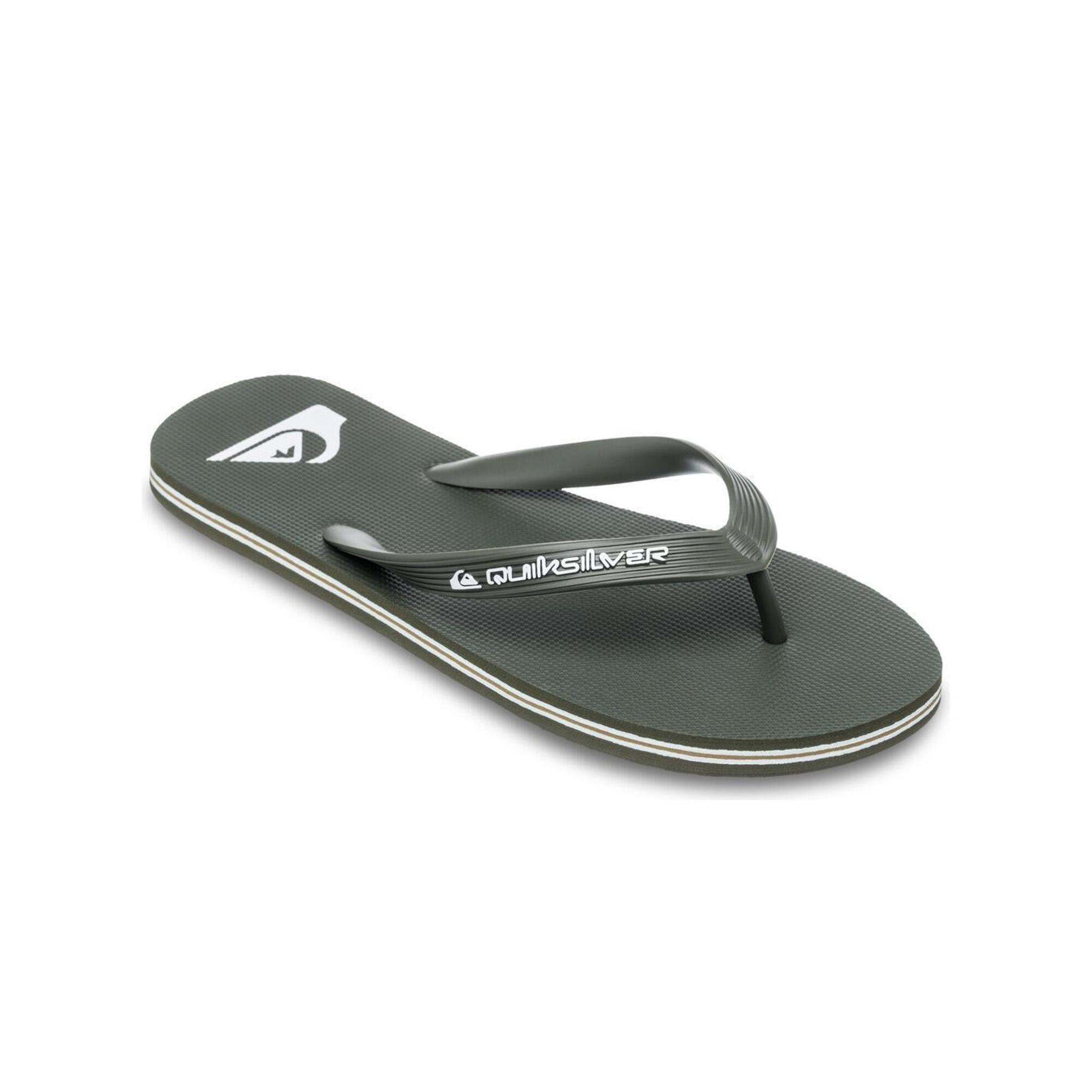 Quiksilver - Tongs Molokai Core Beige Homme - Tongs - Beige - Decathlon