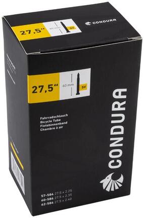 Wewnętrzna dętka Condura 27,5 cala SV60 57/62-584 - Idealna do jazdy miejskiej