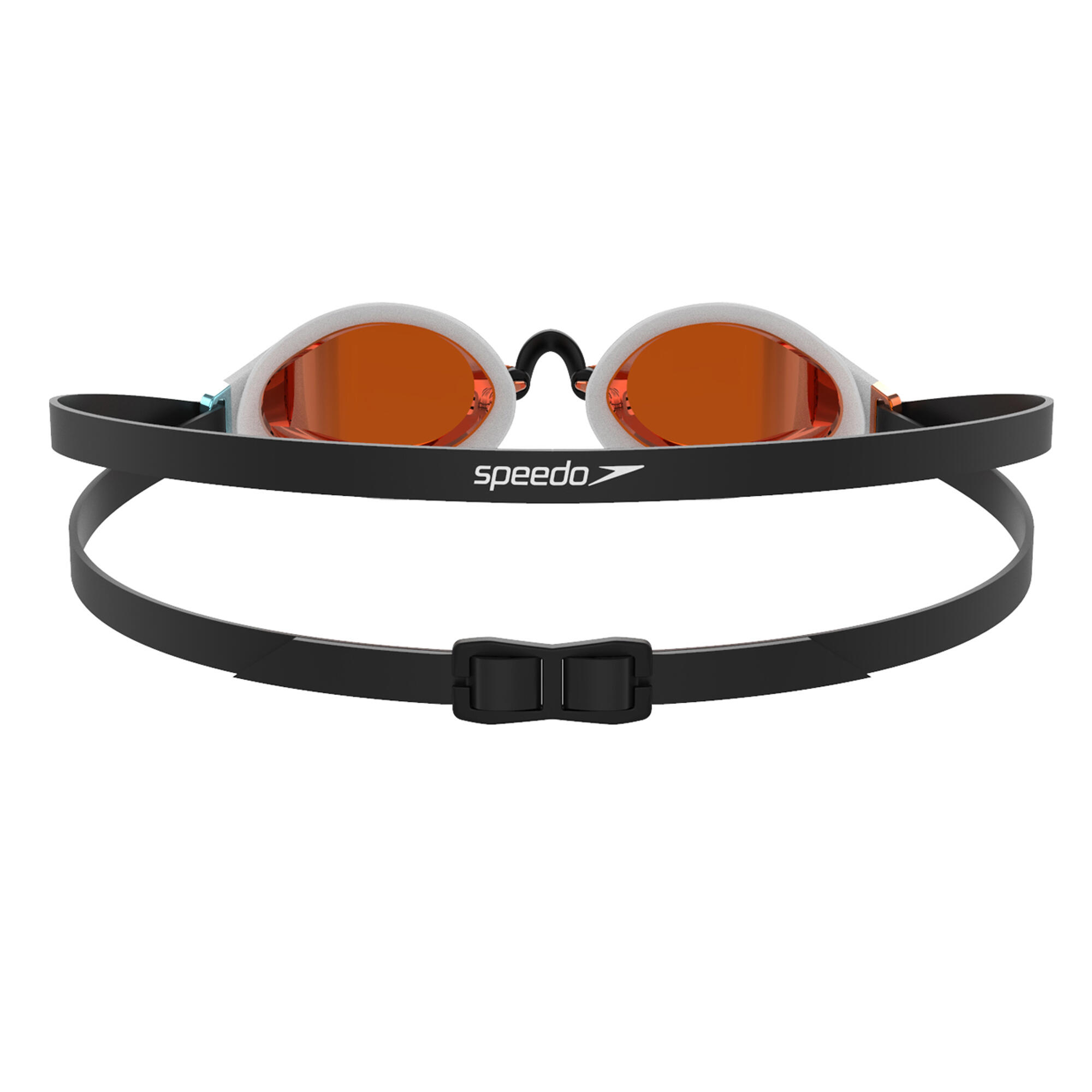 Lunettes De Natation FASTSKIN SPEEDSOCKET Adulte (Noir / Blanc / Feu) 2/3
