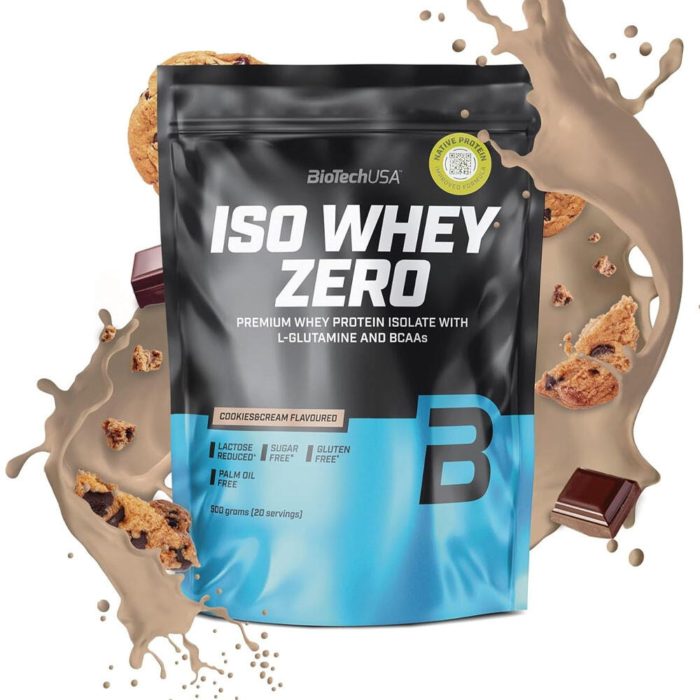 Wei-isolaat - Iso Whey Zero (454g) - Koekjes & Crème 4/5