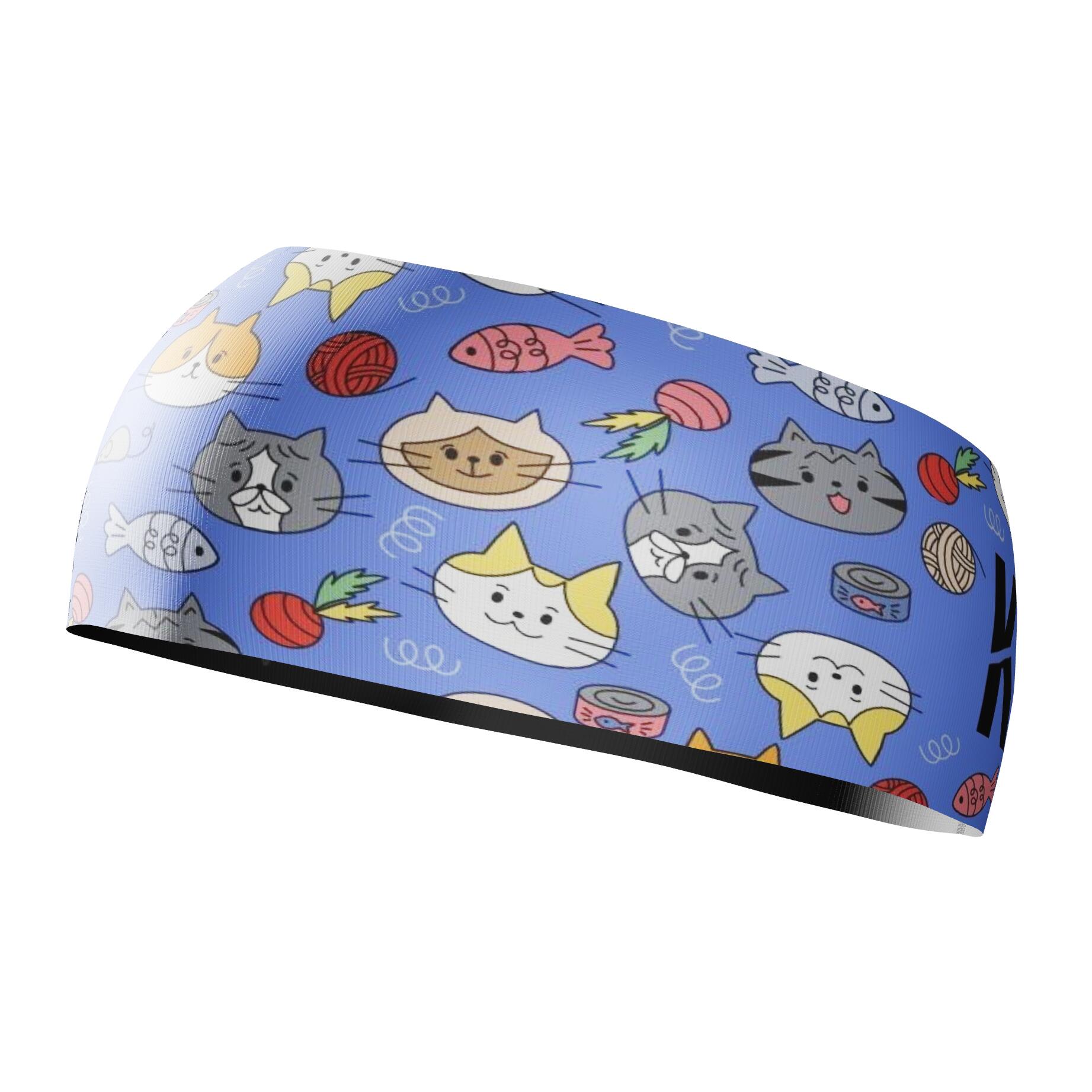 Cinta Pelo Running Unisex Sin Costuras Reversible Elite GATITOS 2/5