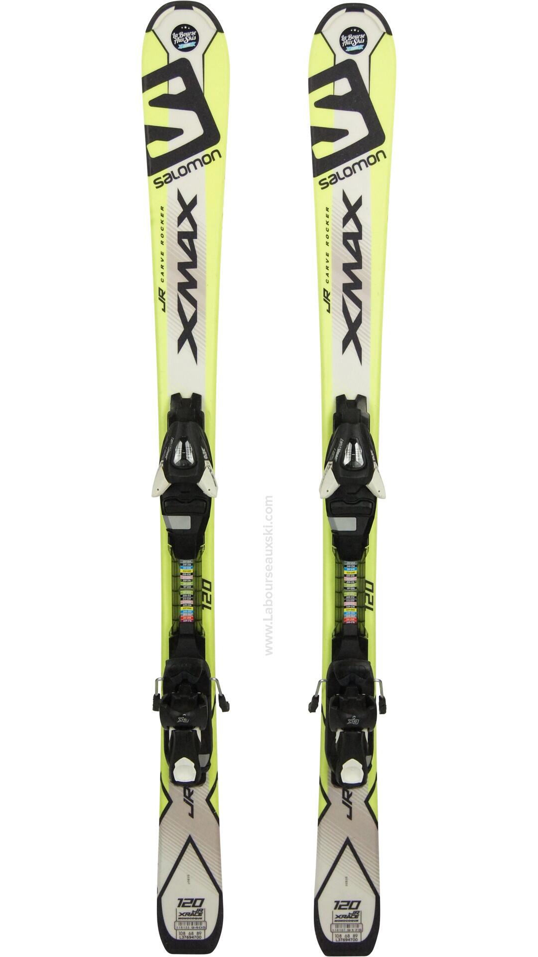 Reconditionné - SALOMON XMAX JUNIOR + SALOMON XT12 TI - Très bon état 2/7