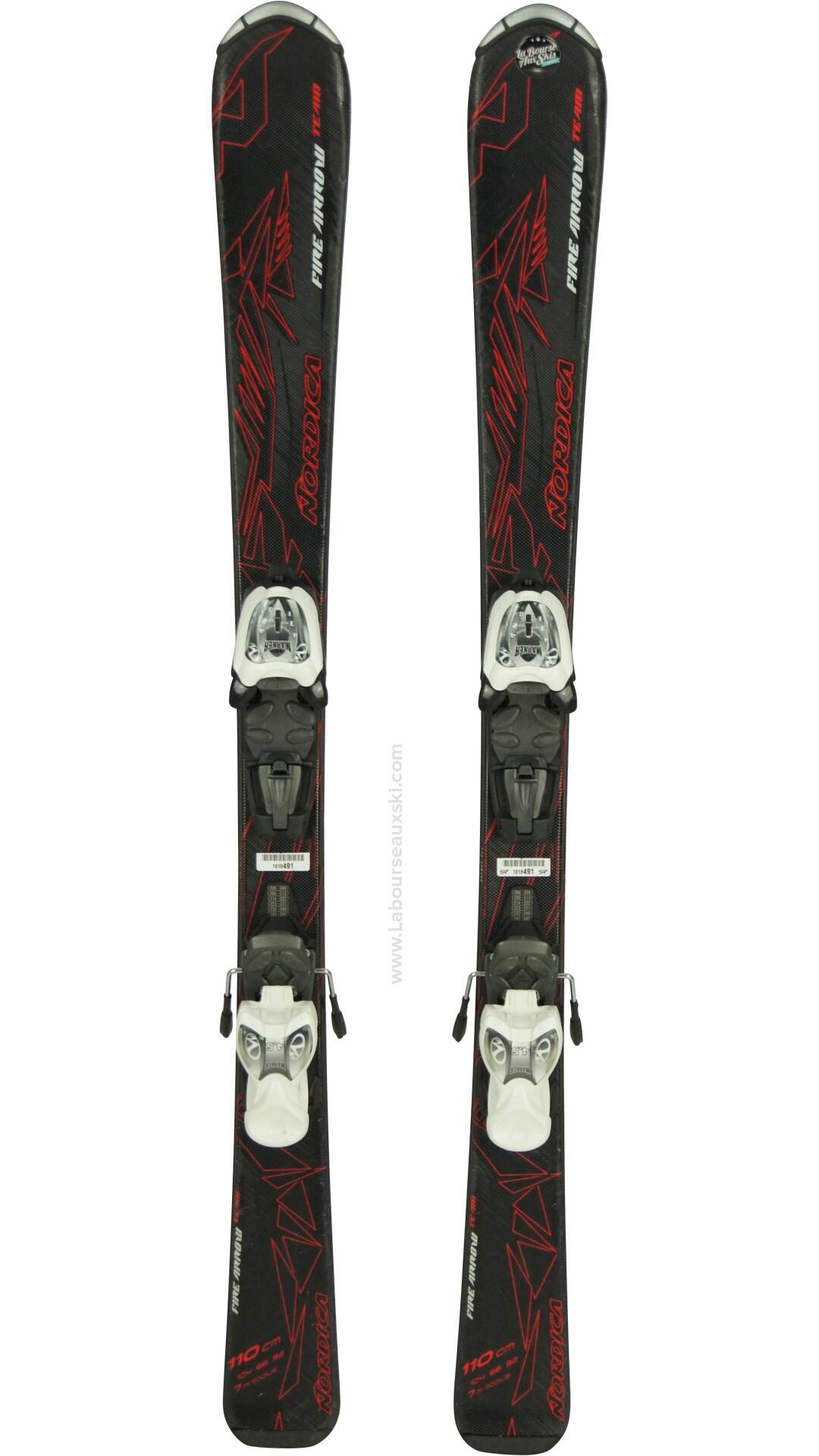 Reconditionné - NORDICA FIRE ARROW JUNIOR + FIX - Très bon état 2/7
