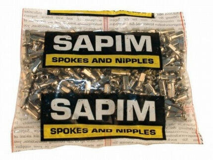 Sapim nyple do szprych Spaak 14 - srebrne (100 szt.)