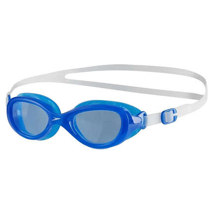 Lunettes De Natation FUTURA CLASSIC Enfant (Transparent / Bleu Néon)