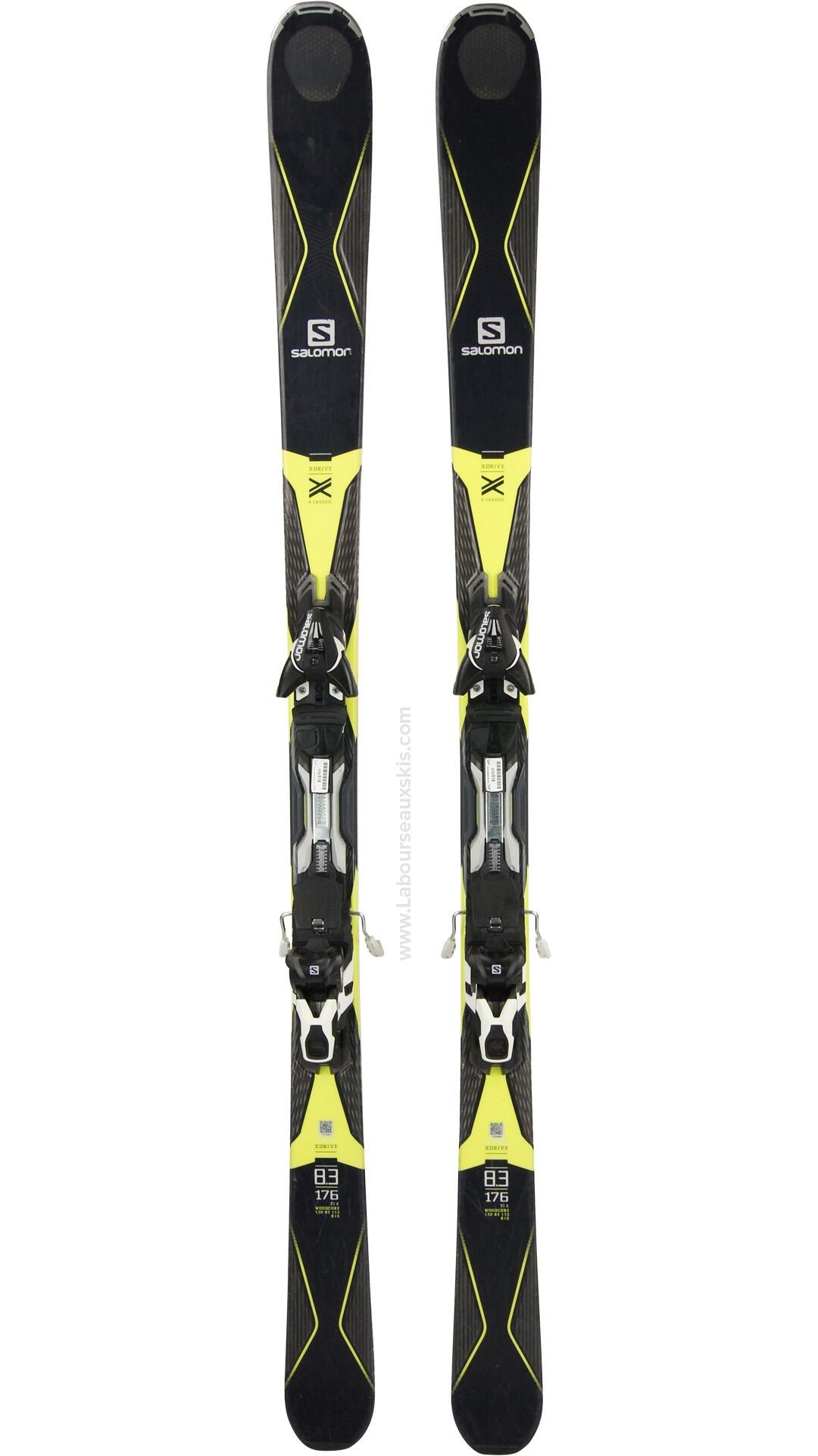 Reconditionné - SALOMON X-DRIVE 8.3 Ti 2 + FIX SALOMON XT12 - Très bon état 2/2