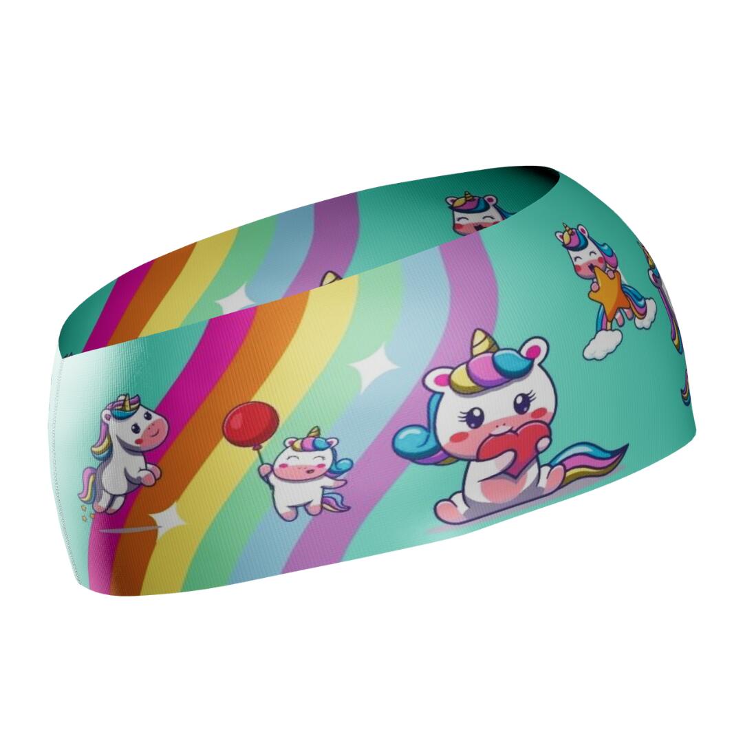 Cinta Pelo Running Unisex Sin Costuras Reversible Elite UNICORNIO 1/4