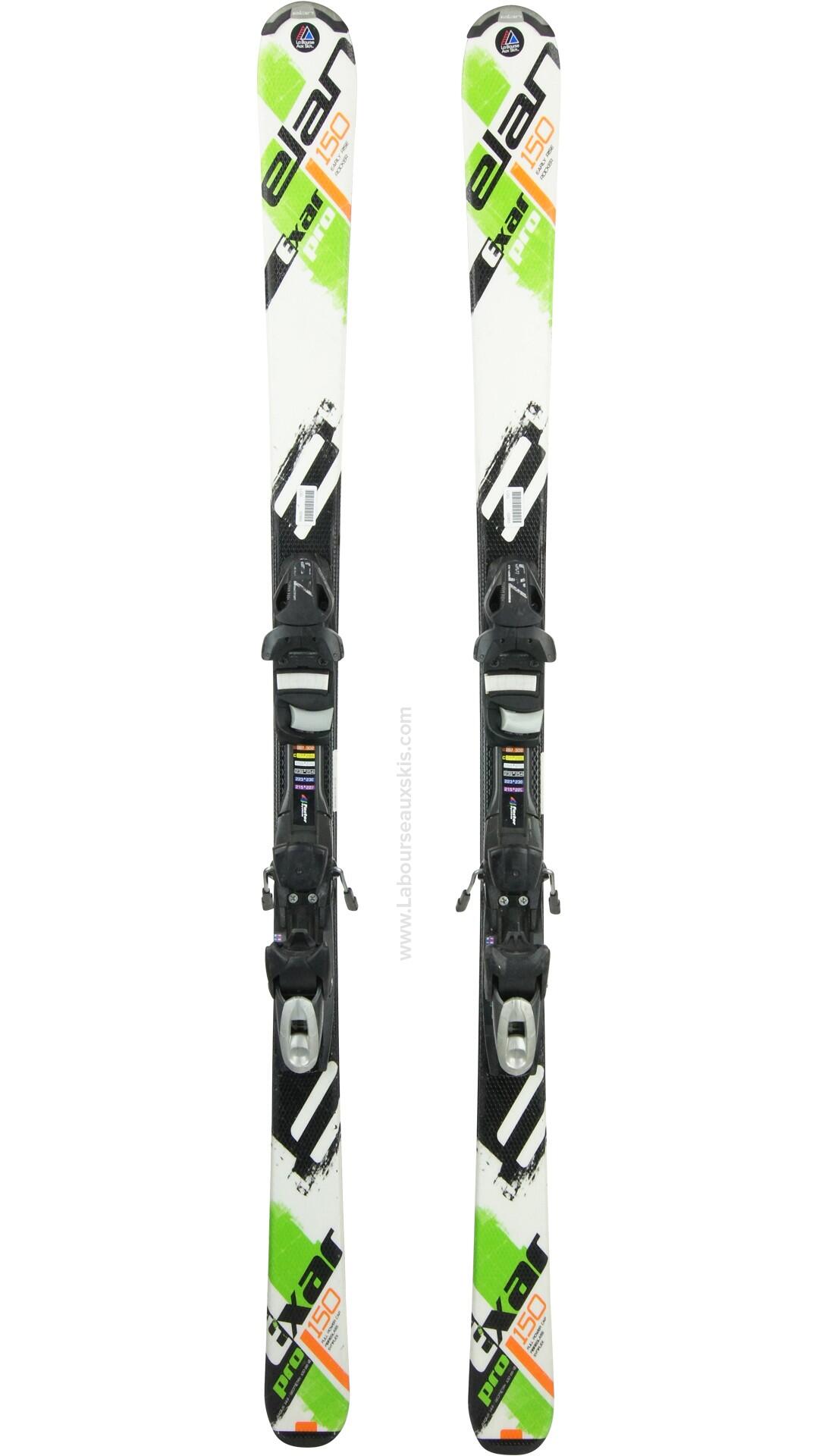 Reconditionné - ELAN EXAR PRO WHITE/GREEN + ELAN ESP 7.5 - Très bon état 3/7