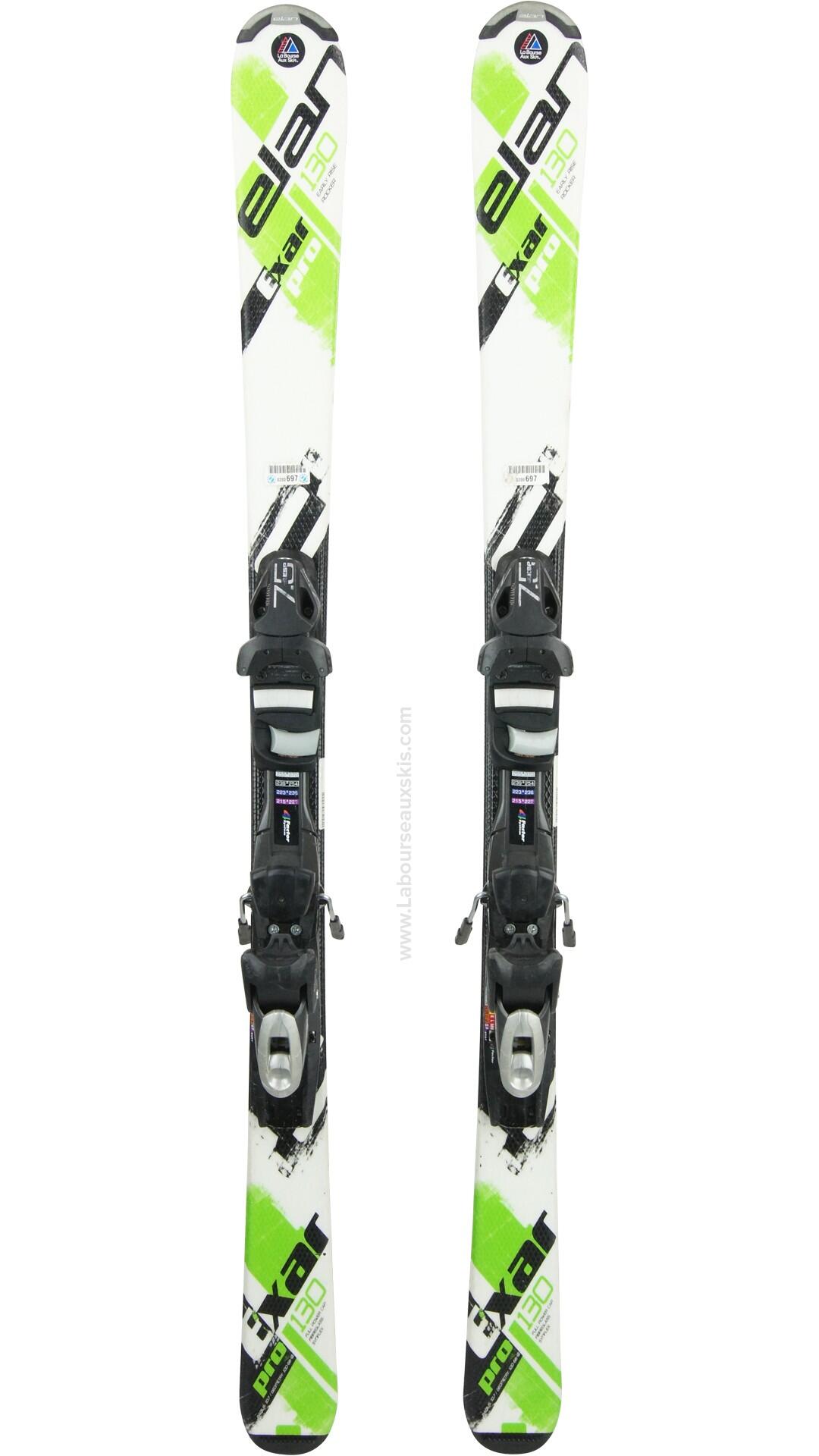 Reconditionné - ELAN EXAR PRO WHITE/GREEN + ELAN ESP 7.5 - Très bon état 2/7