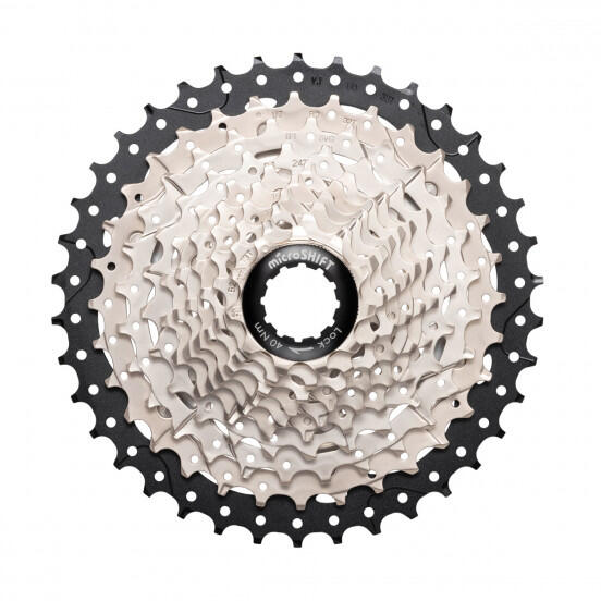 Microshift - Cassette Micro Sword G-series 10 Speed 11-38 Satin Nickel - Cassette - Taille Unique - Decathlon