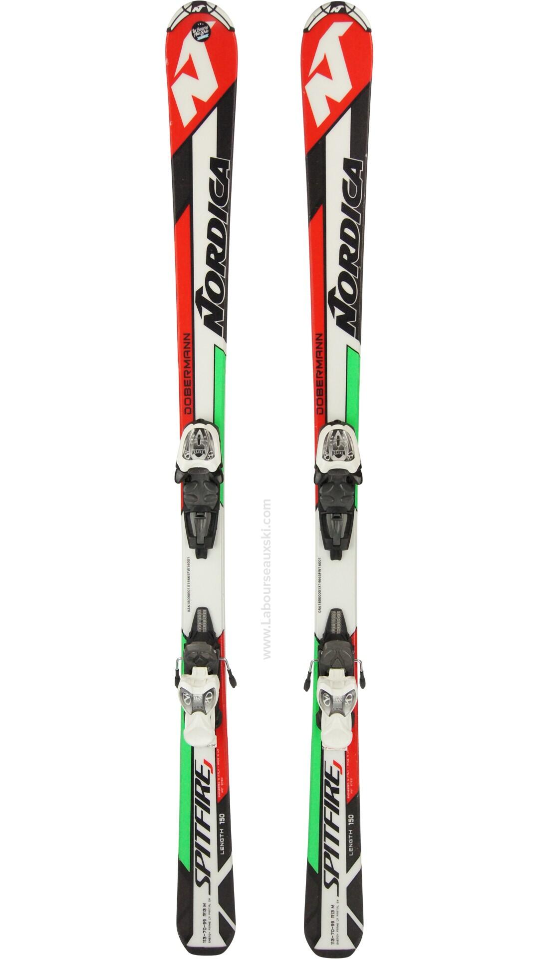 Reconditionné - NORDICA SPITFIRE JR + FIX - Très bon état 2/7