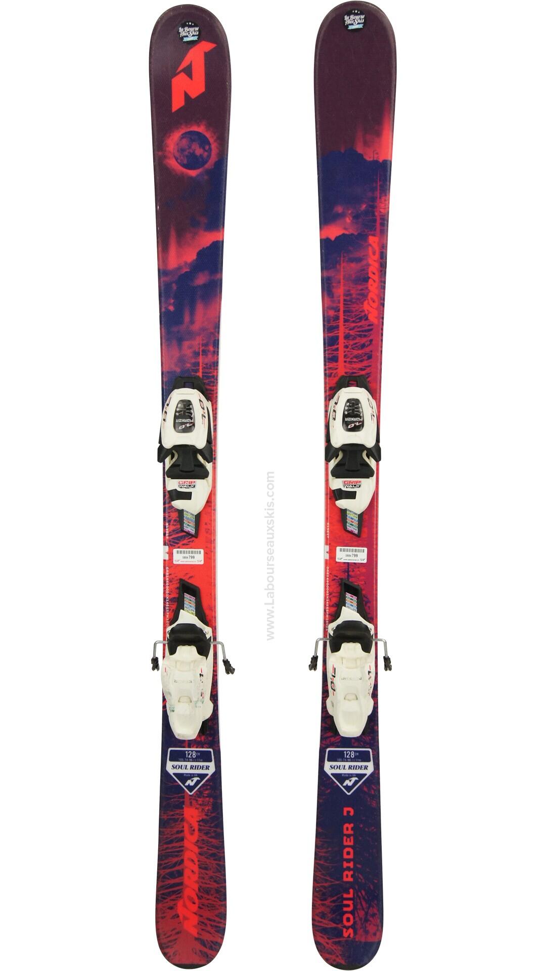 Reconditionné - NORDICA SOUL RIDER J + MARKER 7.0 - Très bon état 2/4