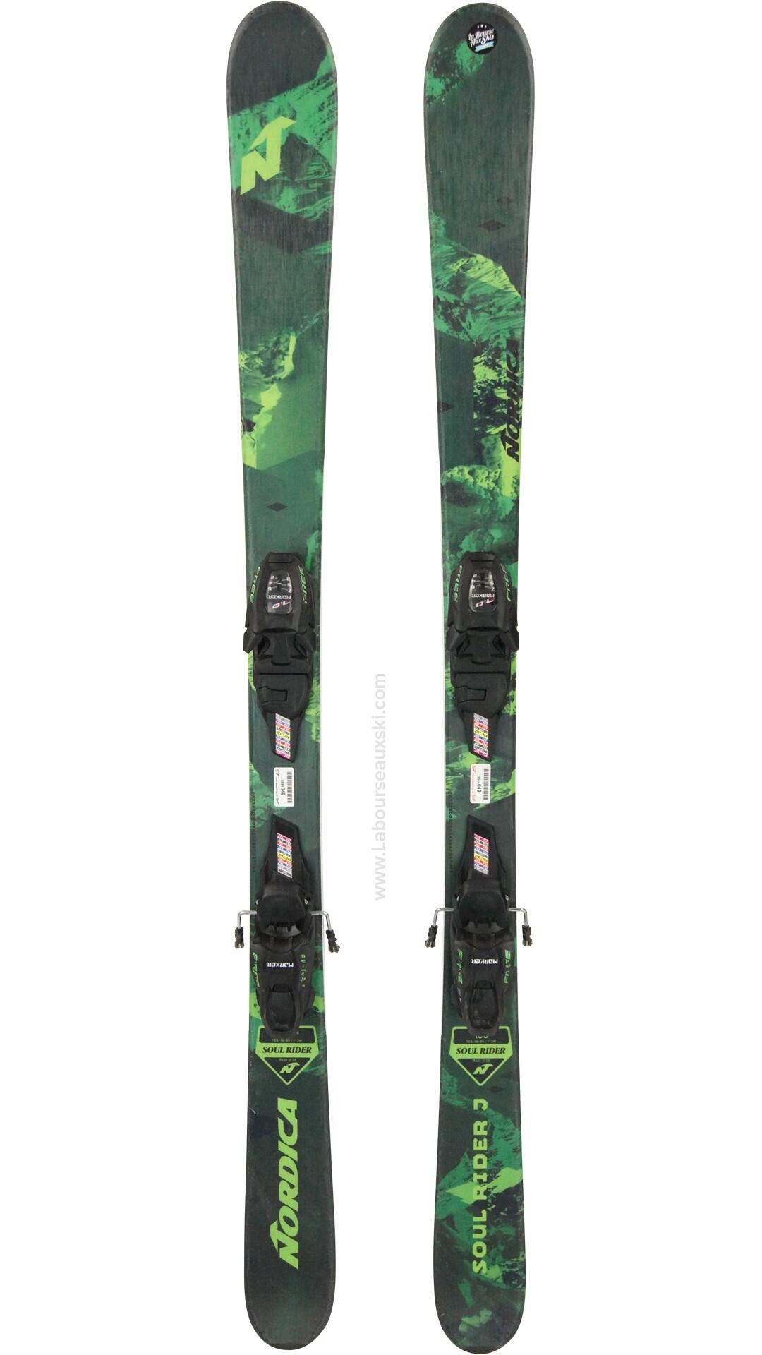 Reconditionné - NORDICA SOUL RIDER J FDT + MARKER JR 7.0 FDT WB - Très bon état 2/7