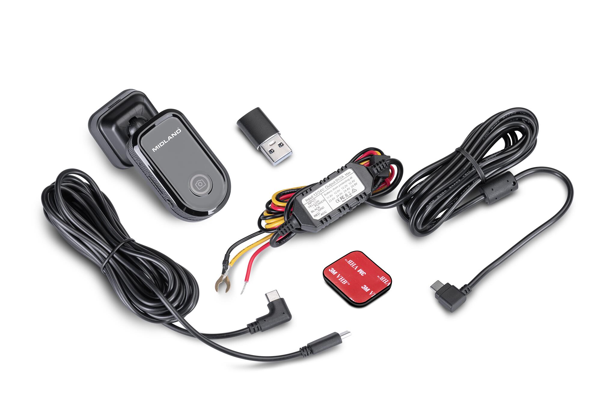 Midland Street Guardian Mini Cámara Dash con GPS, Sensor G y Wi‑Fi. 2/6