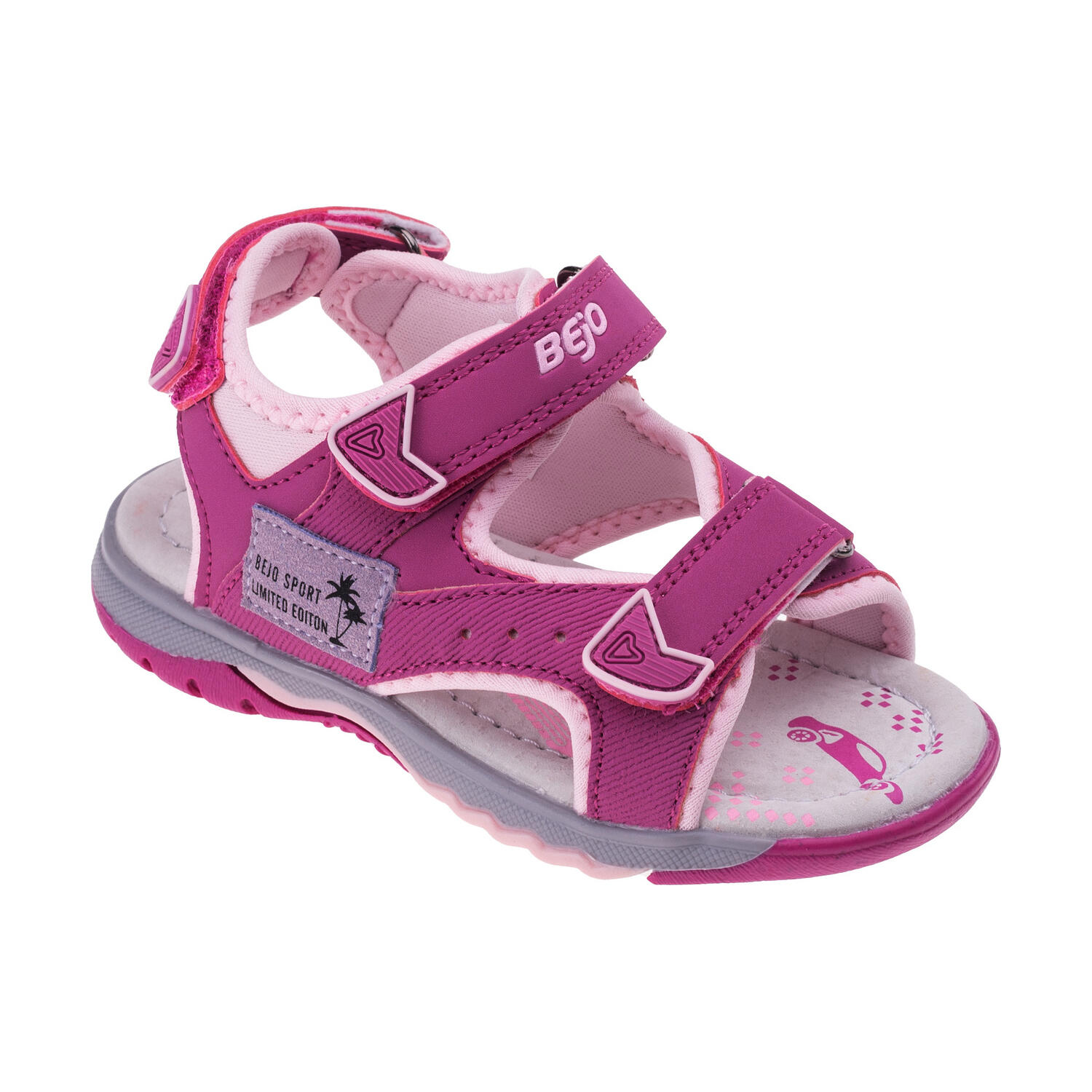 Bejo - Sandales Betil Enfant (violet Clair / Rose / Violet Clair) - Sandales - Rose|violet - Decathlon