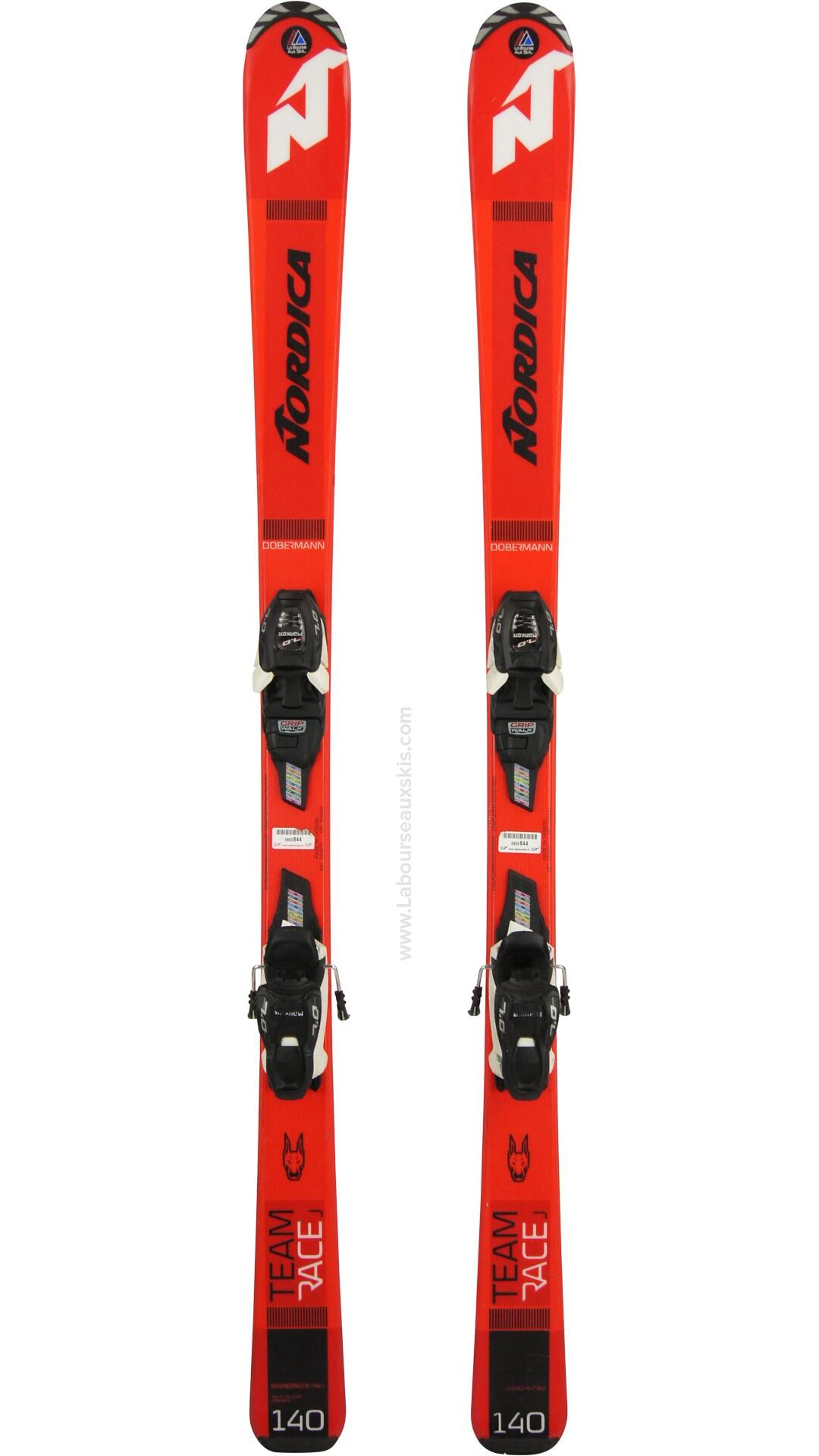 Reconditionné - NORDICA TEAM RACE J + MARKER 7.0 - Très bon état 2/2