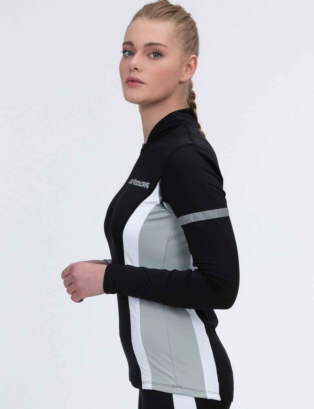 Damen Winter Fleece Thermallaufset (2-tlg.) Laufshirt Langarm + Laufhose Lang 4/4