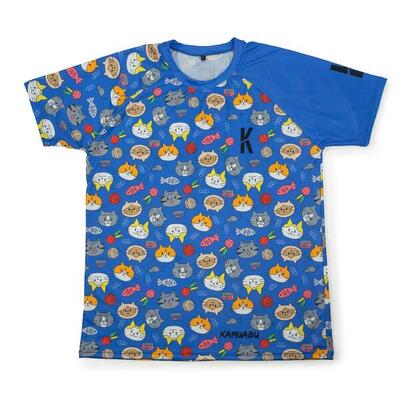 Maglia Running Donna Azzurro Viola GATITOS