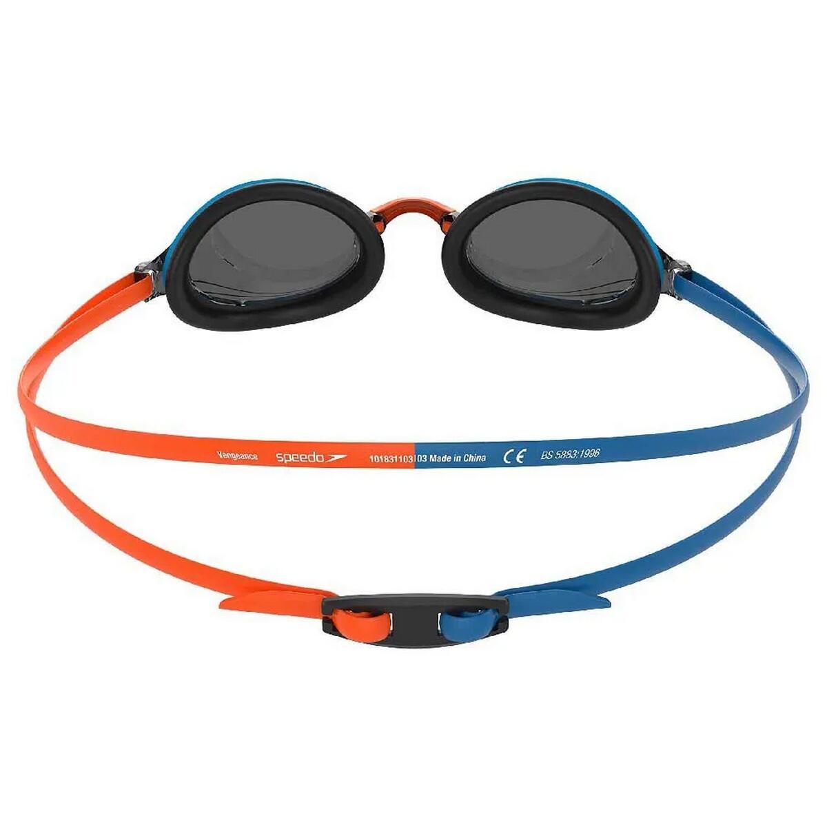 Lunettes De Natation VENGEANCE (Orange / Bleu Piscine / Fumée) 2/3