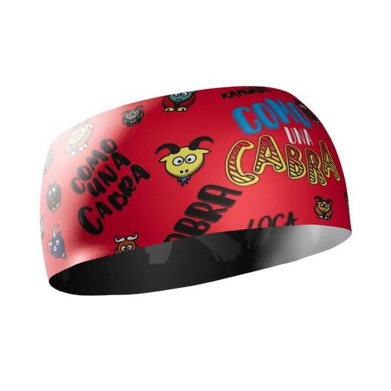 Fascia Running Unisex Senza Cuciture Reversibile Elite COMO UNA CABRA