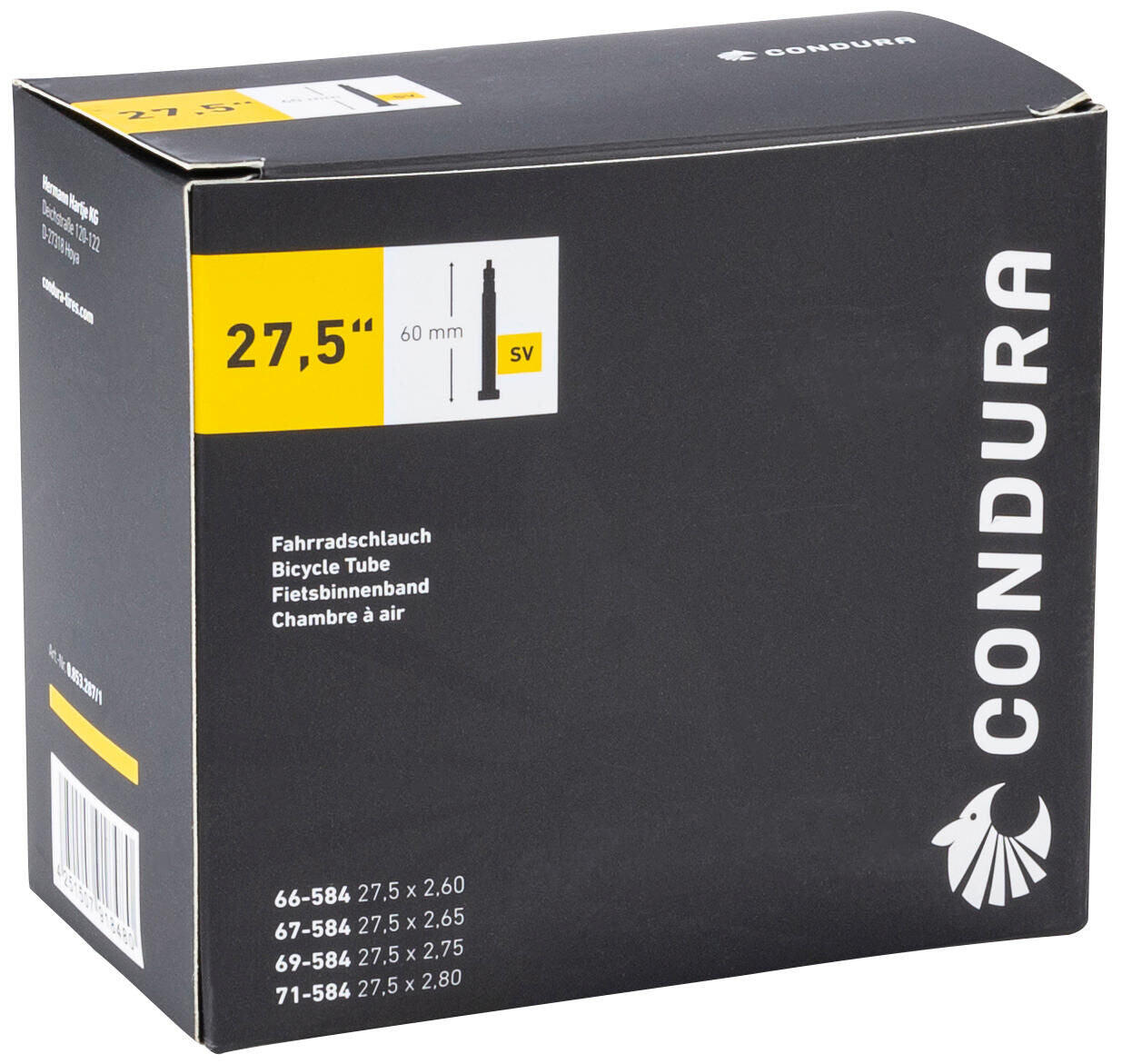 Wewnętrzna dętka Condura 27,5