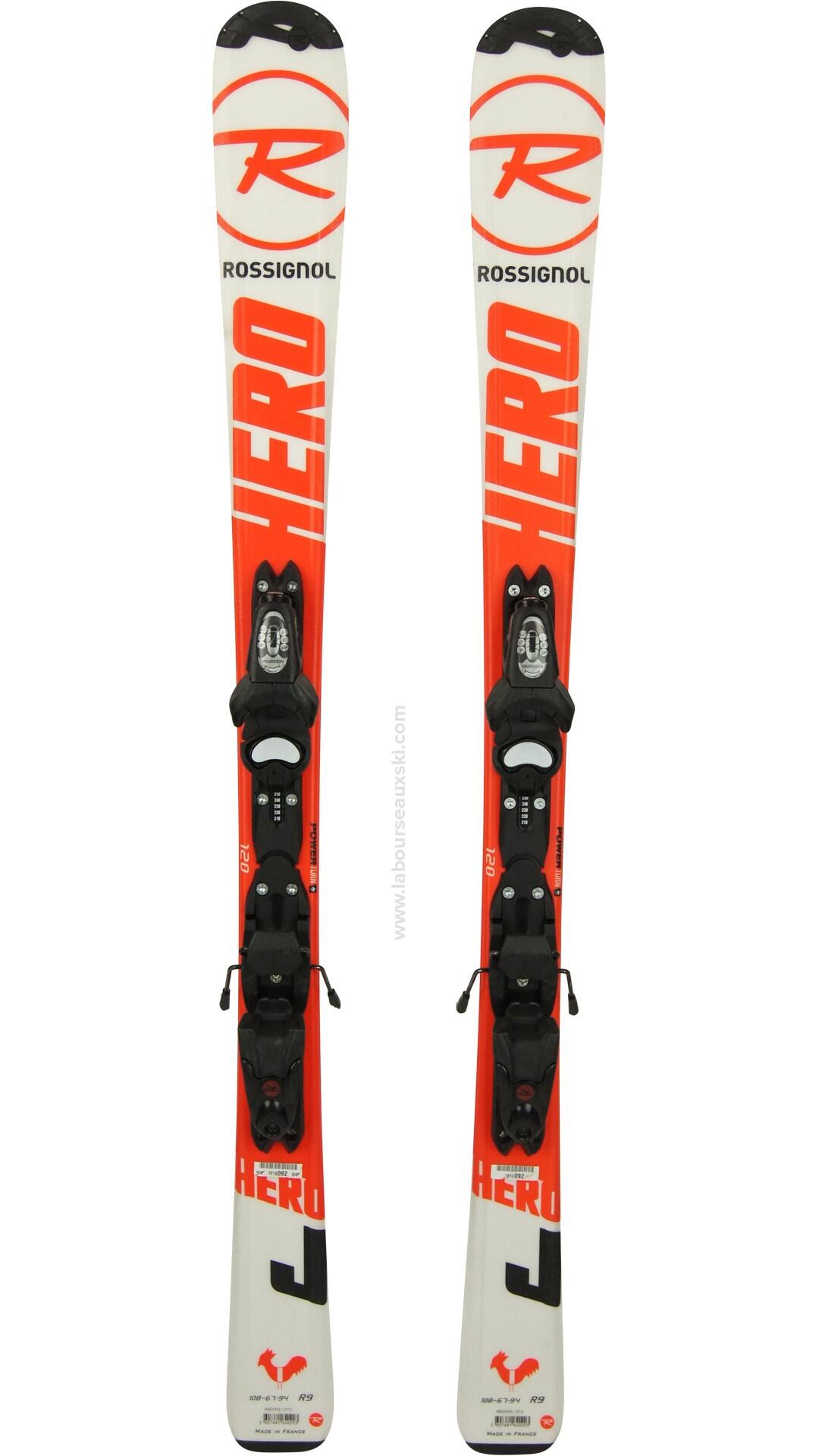 Reconditionné - ROSSIGNOL HERO JR KID + FIX - Très bon état 2/7