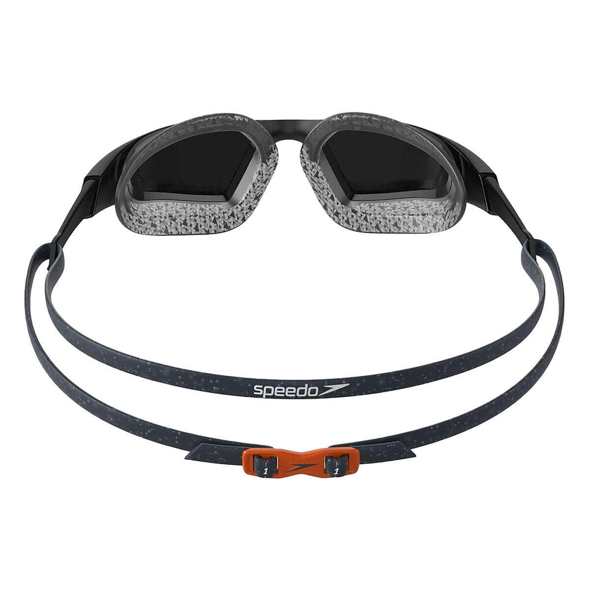 Lunettes De Natation AQUAPULSE PRO Adulte (Gris Oxyde / Noir / Orange) 2/3
