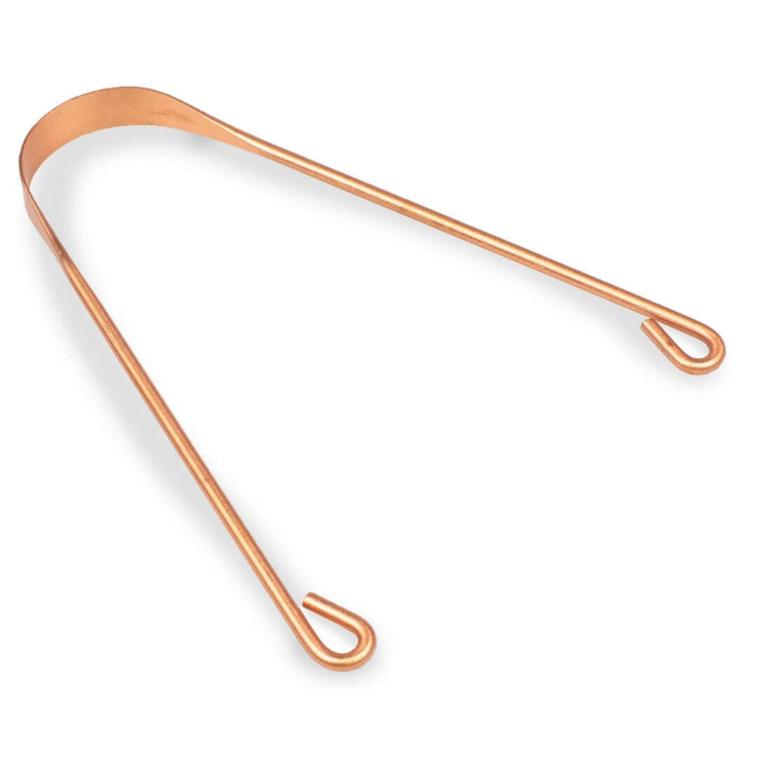 Miedziany czyścik do języka myga Copper Tongue Scraper Cleaner 2/7
