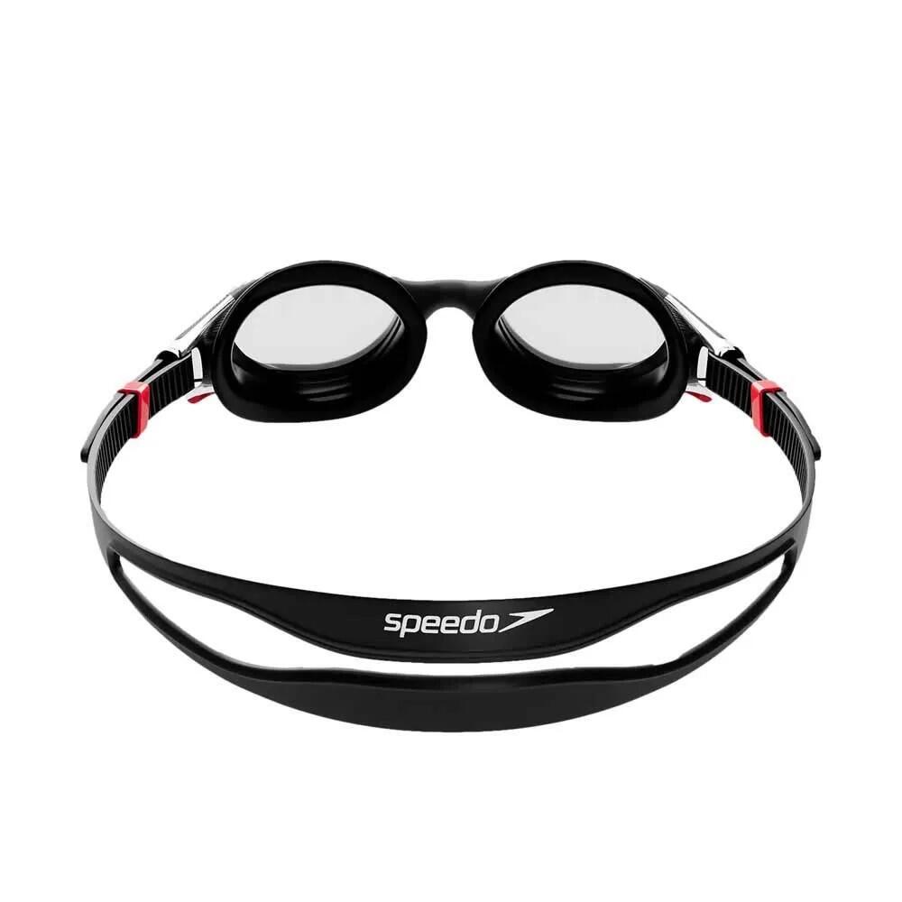 "Biofuse 2.0" Schwimmbrille Spiegel Damen und Herren Schwarz/Rot/Chrom 2/4