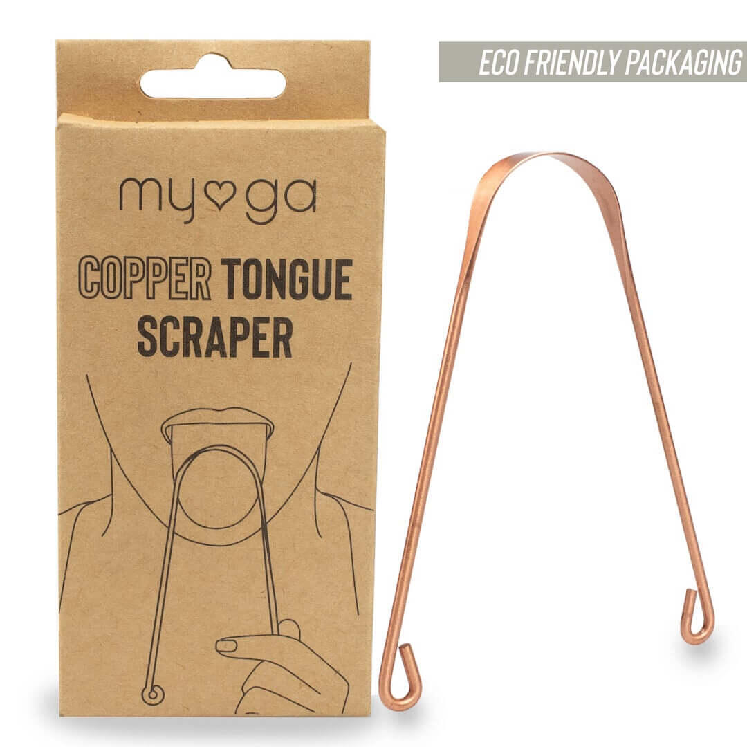 Miedziany czyścik do języka myga Copper Tongue Scraper Cleaner 7/7
