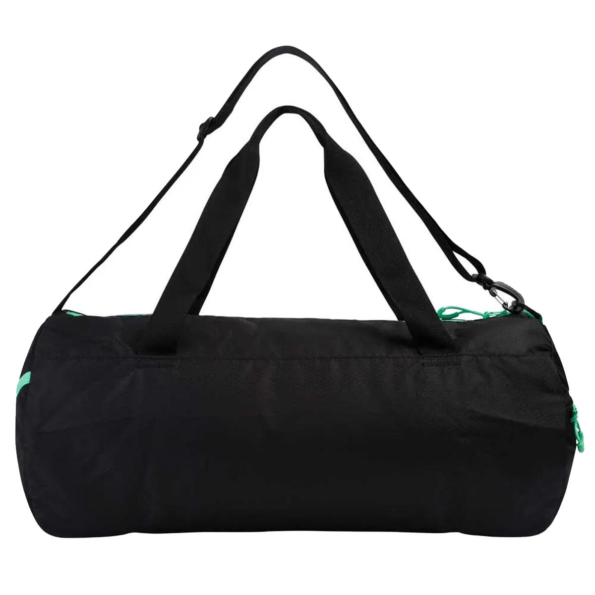 Reisetasche, Polyester, 30L Damen und Herren Schwarz/Leuchtend Grün 2/3